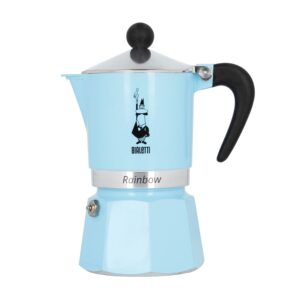 Cafetera Bialetti Rainbow Azul 3 Tazas