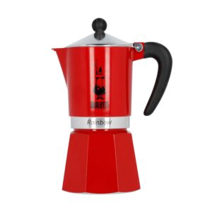 Cafetera Bialetti Rainbow Roja 6 Tazas